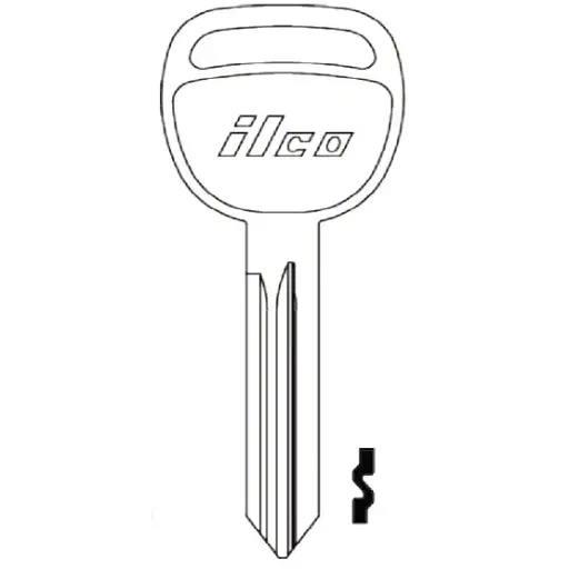 [P1115] Ilco P1115 Saturn Ion 2003-07 Key Blank B-106, B-109