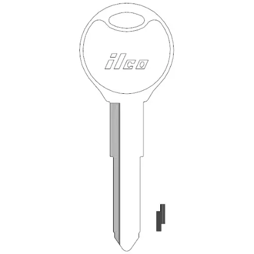 [X249] Ilco X249 Mazda Key Blank MZ31