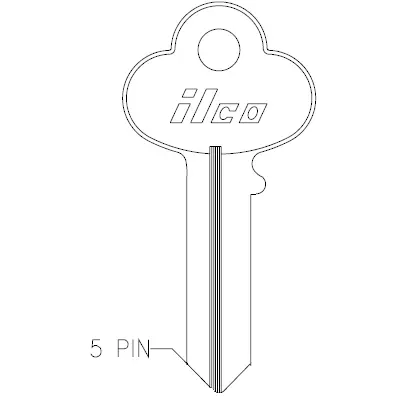 [1000] Ilco 1000 Corbin Key Blank CO1