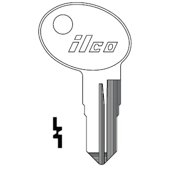 [1648] Ilco 1648 Key Blank BAU2