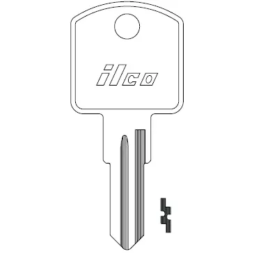 [1668] Ilco 1668 Key Blank
