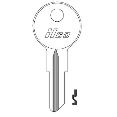 [CC1] Ilco CC1 (Club) Golf Cart Key Blank