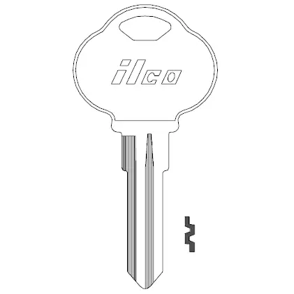 [CLB2] Ilco 1573B Key Blank CLB2