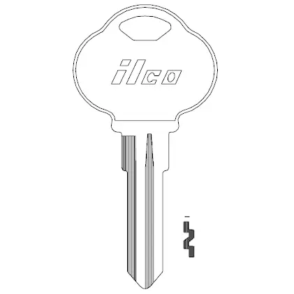 [CLB6] Ilco 1573F Key Blank CLB6
