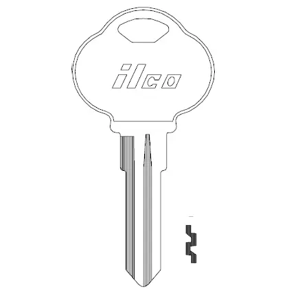 [CLB8] Ilco 1581H Club Key Blank CLB8