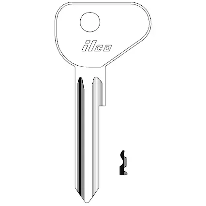[MZ12] Ilco MZ12 Nissan Key Blank DAT5 X1