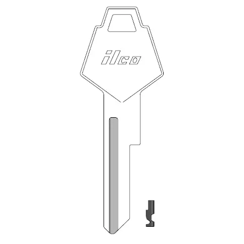 [P1770U] Ilco Y152 Chrysler Key Blank P1770U