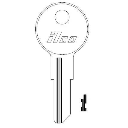 [1043B] Ilco 1043B Illinois Hafele Blank  IL9