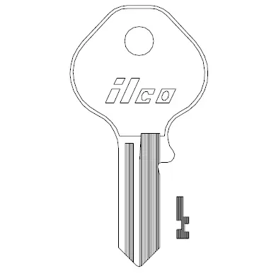 [1092DS] Ilco 1092DS Key Blank M13