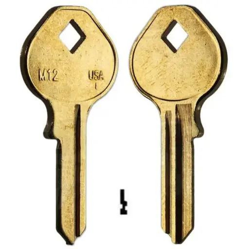 [1092D M12] M12 Ilco Key Blank – 1092D