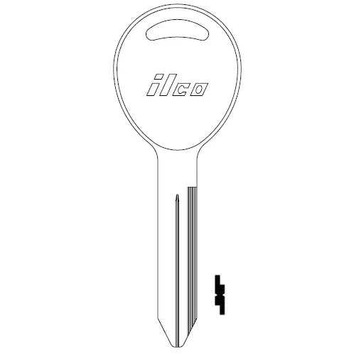 [Y159] Ilco P1795 Chrysler Key Blank Y159