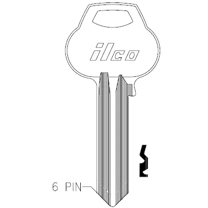 [A1011-L4] A1011-L4 Ilco Corbin Key Blank – L4