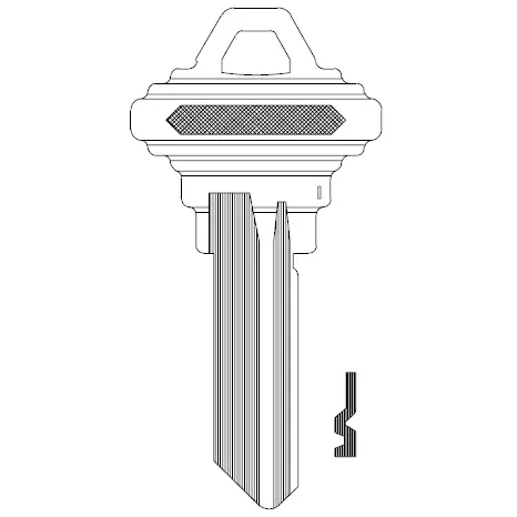 [100E] 100E Ilco SC8 Schlage Key Blank
