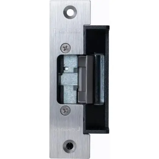 [CX-ED2079] Camden CX-ED2079 Universal' electric strike, 12/24V AC/DC, fail safe/fail secure operation, horizontal adjustment, c/w 3 stainless steel faceplates (CX-ESP1B, ESP3B & ESP4B)