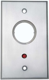 [CM-1105-7012] Camden Key Switch Spst Momentary N/C With Red 12V Led