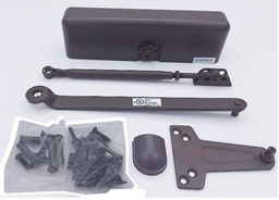 [1700DU] Dorex Power Adjustable Door Closer Duranodic Brown, 2-5 power w/ backcheck