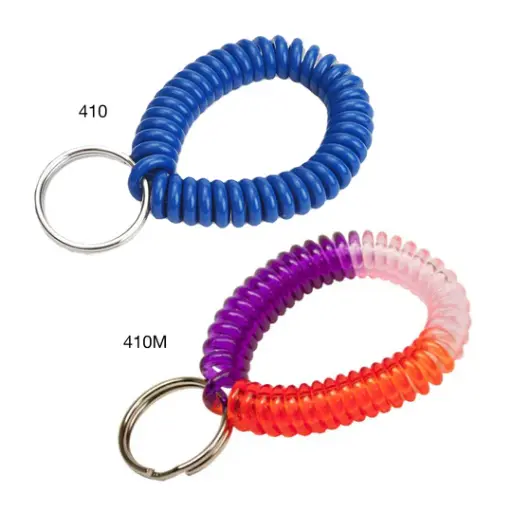 [41012] Lucky Line Wrist Coil W/Ring, Assorted