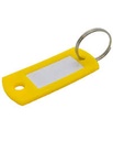 [16980] Lucky Line ID Tag W/Ring, Yellow
