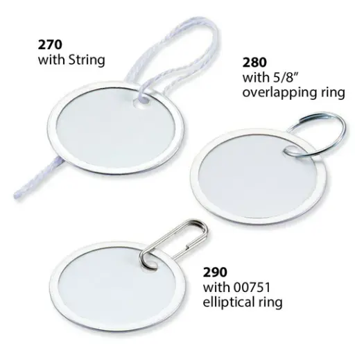 [28229] Lucky Line 1.25 " Paper Tag with Ring 25 per Clamshell