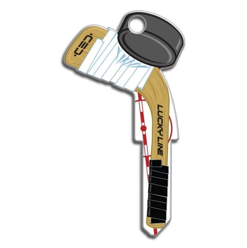 [B130W] Lucky Line B130W Hockey Key Shape WR5 WR3 Keyway