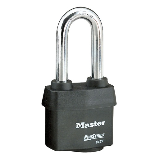 [6127KALJ 12G486] Master Lock 6127KALJ 2-5/8" (67mm) Wide ProSeries® Weather Tough® Laminated Steel Rekeyable Pin Tumbler Padlock with 2-1/2" (64mm) Shackle, Keyed Alike w/ 12G486 Keyway