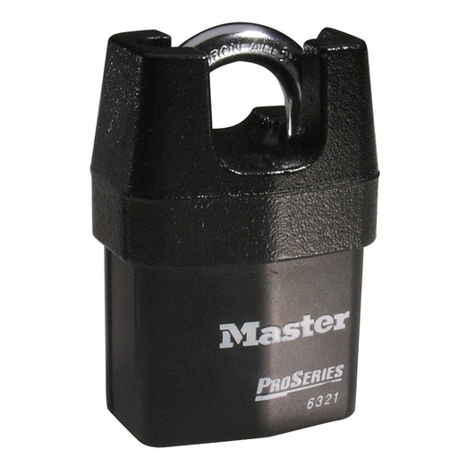 [6321KA 11G164] Master Lock 6321KA 2-1/8" (54mm) Wide ProSeries® Shrouded Laminated Steel Rekeyable Pin Tumbler Padlock, Keyed Alike w/ 11G164 Keyway