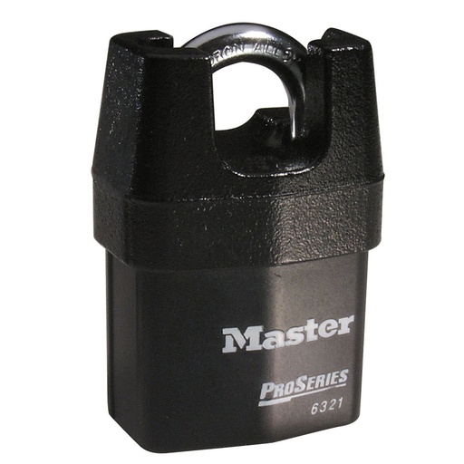 [6321KD] Master Lock 6321KD 2-1/8" (54mm) Wide ProSeries® Shrouded Laminated Steel Rekeyable Pin Tumbler Padlock, Keyed Doifferent 