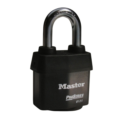 [6125KA 12G021] Master Lock 6125KA 2-3/8" (60mm) Wide ProSeries® Weather Tough® Laminated Steel Rekeyable Pin Tumbler Padlock, Keyed Alike w/ 12G021 Keyway