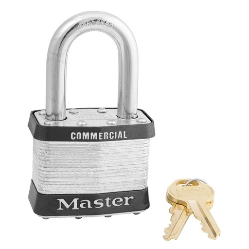[25KALF W27] Master Lock 25KALF 2" (51mm) Wide Laminated Steel Rekeyable Pin Tumbler Padlock with 1-1/2" (38mm) Shackle, Keyed Alike w/ W27 Keyway 