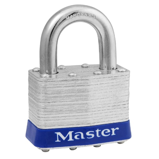 [5UP] Masterlock 5UP 2" (51mm) Wide Laminated Steel Pin Tumbler Padlock, Universal Pin