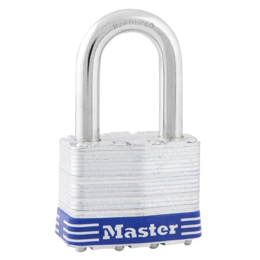 [5DLF] Master Lock 5DLF 2" (51mm) Wide Laminated Steel Pin Tumbler Padlock with 1-1/2" (38mm) Shackle