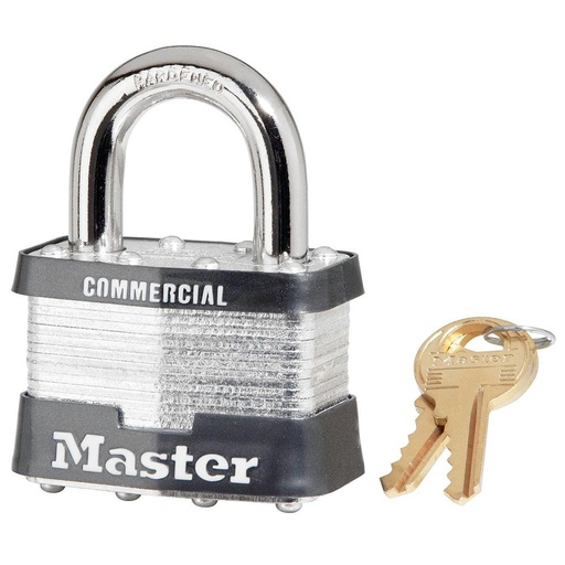 [5KA 3202] Master Lock 5KA 2" (51mm) Wide Laminated Steel Pin Tumbler Padlock, Keyed Alike w/ 3202 Keyway 