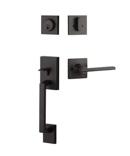 [YMRC44NILUS19] Yale YMRC44NILUS19 Entry Set with Nilsa Lever in Flat Black