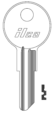 [Y11-BR-250] Ilco O1122 Key Blank Y11