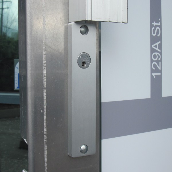 Spartan MP04-SC-STD Mortise Cylinder Guard  Aluminum Finish