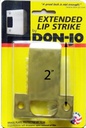 Don-jo Extended Lip Strike ETS 102 - Stainless Steel