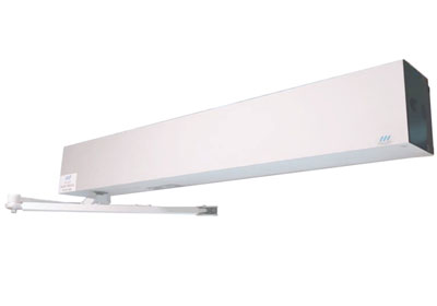 Micom SW800-2 Right Hand Push No Clutch Gear Model Single Door 39" Header Clear Aluminum Finish Field Reversible