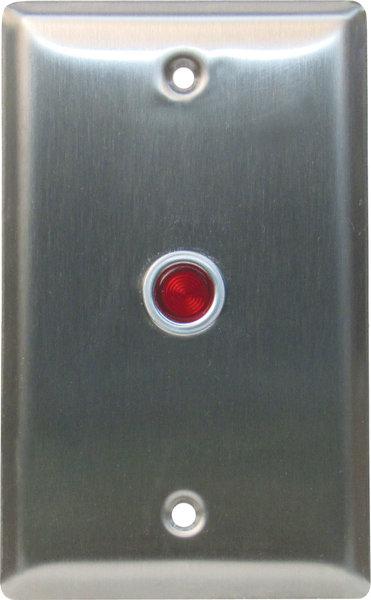 Camden Single gang, LED, blank, 12/28 VDC