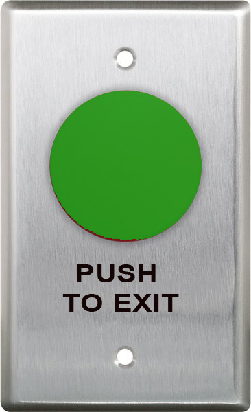 Camden S/ S EXIT GREEN SWITCH N/C PUSH TO EXIT
