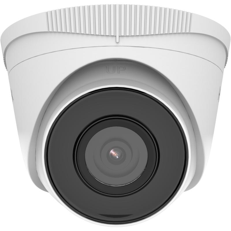 HiLook Outdoor Turret, Metal camera body, 8MP, 4mm, 120 dB WDR, H.265+, IR 30m, IP67, PoE/12VDC