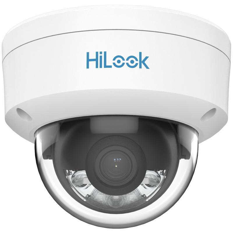 HiLook ColorVu Lite, Motion 2.0, Outdoor Turret, Metal camera body, 4MP, 2.8mm, 120 dB WDR, H.265+, IR 30m, IP67, PoE/12VDC