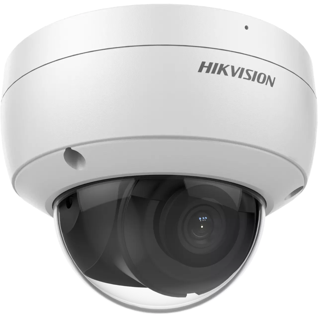 HikVision AcuSense Outdoor Dome, 8MP, H265+, 4mm, Day/Night, 120dB WDR, EXIR 2.0 (30m), IP67, PoE/12VDC, Mic