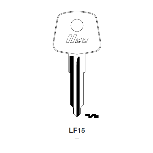 Ilco LF15 British Leyland Key Blank