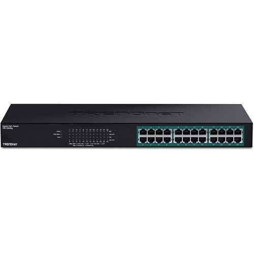 TRENDnet TPE-TG240g 24-Port Gigabit PoE+ Switch, 48 Gbps, 370W PoE