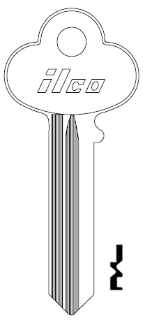 Ilco 1001GA Corbin Key Blank 7 Pin
