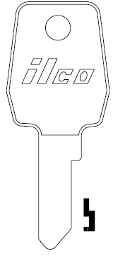 Ilco LF11 Lowe & Fletcher Key Blank