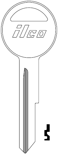 Ilco L1098LA GMC Key Blank Long Shank