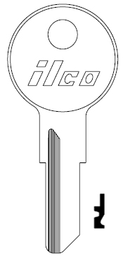 Ilco L1098M Key Blank BRG2