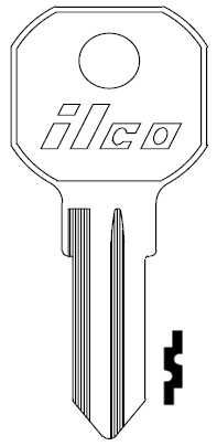 Ilco 1611R Gas Cap Key Blank