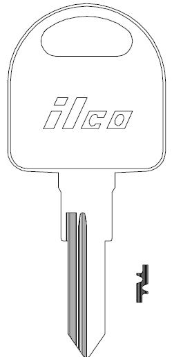 Ilco X162 Key Blank B59